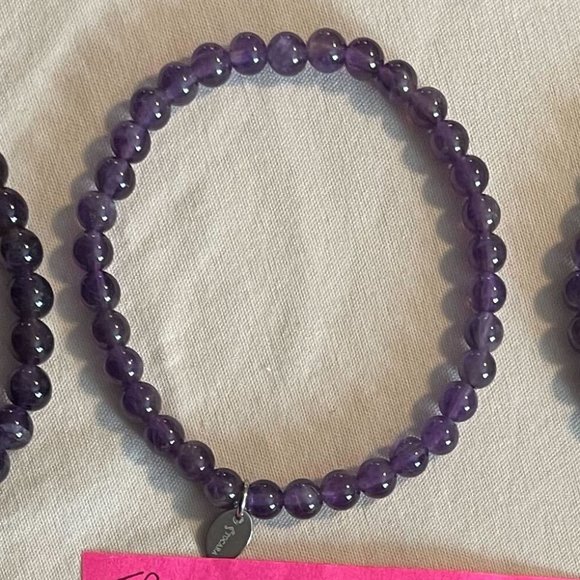 Tocara Karla-FB40004 Cape Amethyst Stainless Steel Bracelet? - Picture 1 of 4